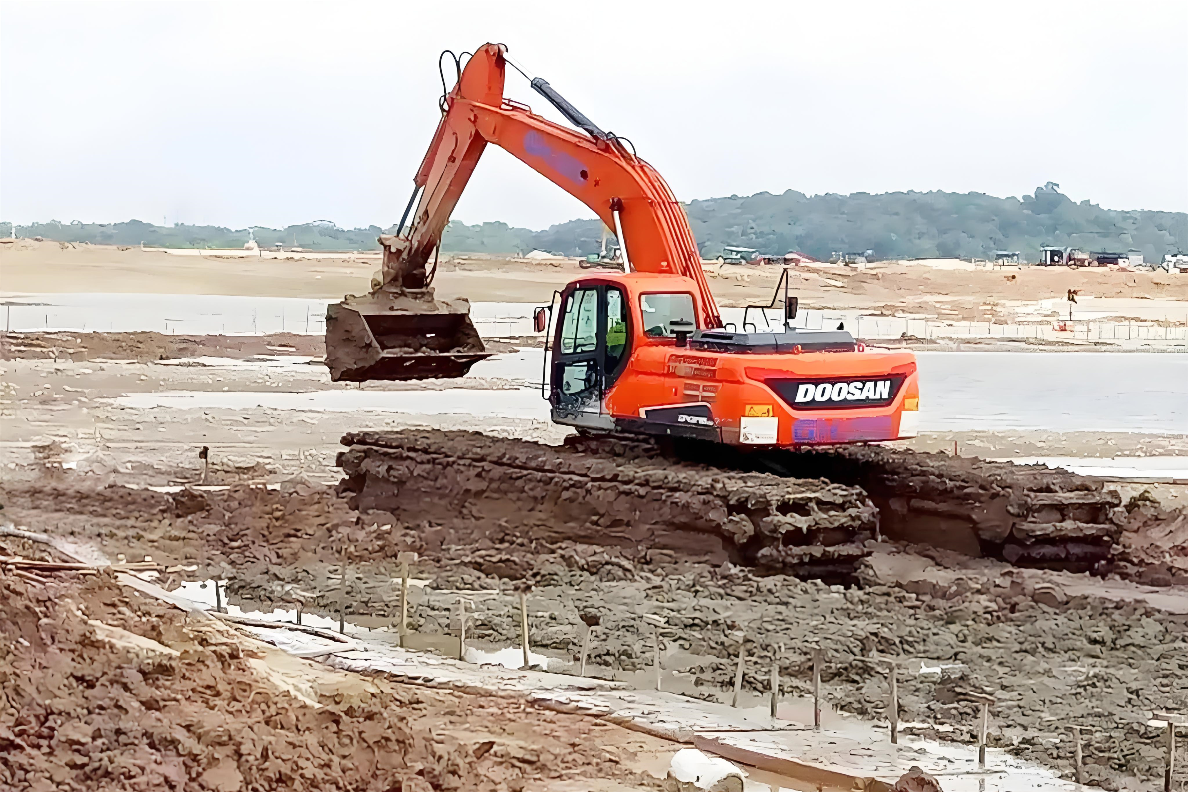 浙江臺州挖機清淤施工隊 - 挖機清淤時如何判斷淤泥承載力？