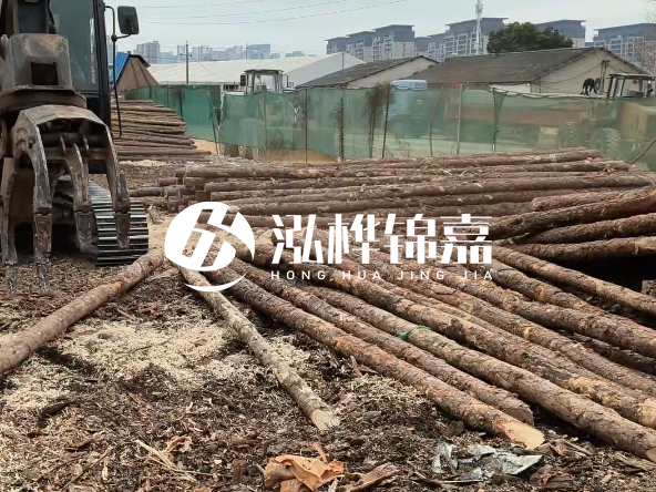松木樁廠家泓樺錦嘉-如何驗收廠家發來的松木樁質量？