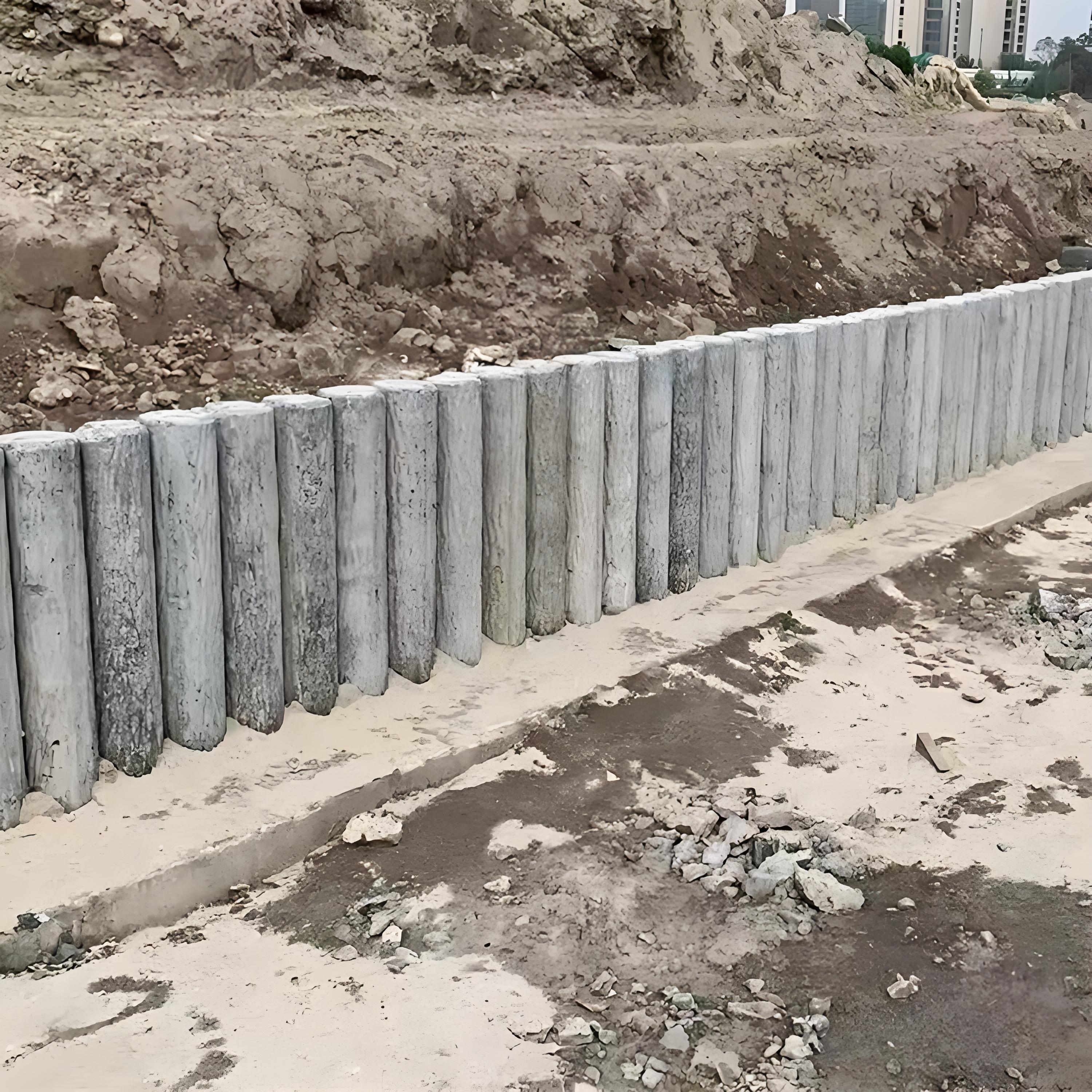 打仿木樁后發現歪了怎么辦？能拔出來重打嗎？?